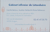 Cabinet infirmier de Létanduère, Bertoux Camille, Maillard Aurélien & Dellozcour Eloïse. à Angers
