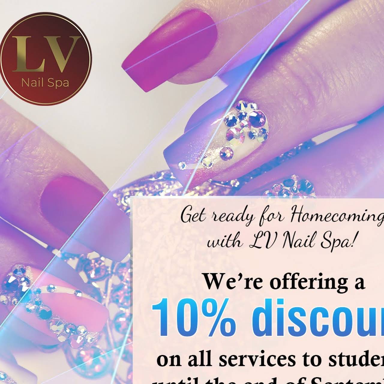 Services - LV Nail Spa - Nail salon in Harmony Marketplace Fort Collins, CO  80525, pedicure, Dip, Gel manicure, Acrylic