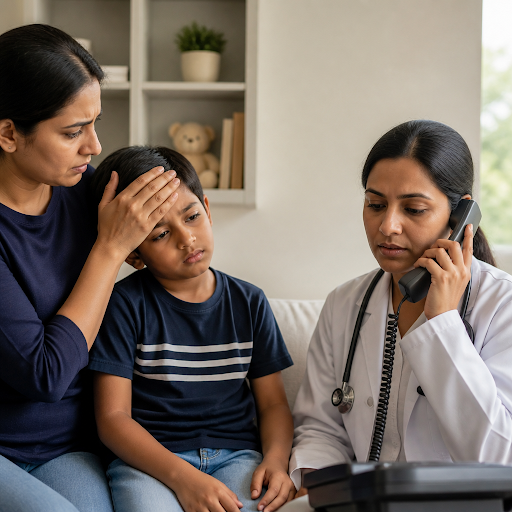 Worried about your child’s sudden fever, injury or breathing issue at odd hours? At Dr Divya Agar… post image