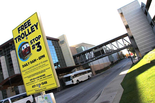 Sparky, the free downtown trolley stop #3