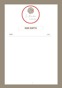 Menu Le Bouchon du Petit Jardin Page 8