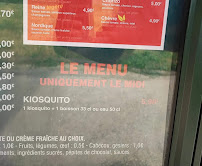 Menu Le Kiosque à Pizzas Page 3