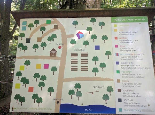 Waldkletterpark Oberbayern in Jetzendorf
