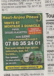Photo n°3 de Haut Anjou Pneus à Querré (Garage automobile)