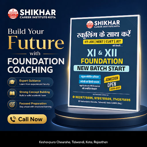 Shikhar Institute, a royal institute Udaipur, offers expert guidance for 11th & 12th Foundation s… post image