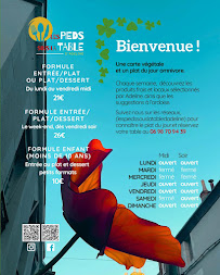 Menu Restaurant Les Pieds sous la Table d'Adeline Page 4