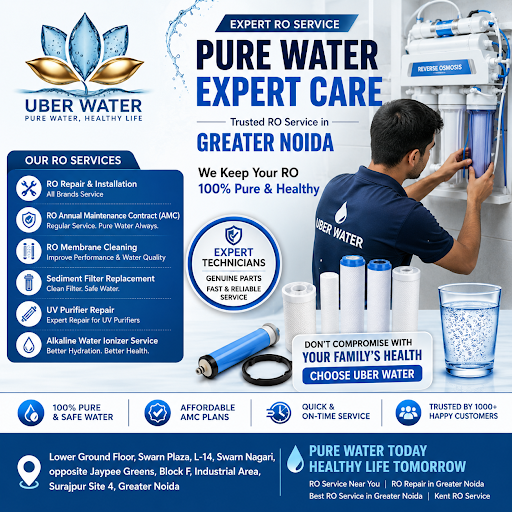 Keep your RO purifier performing at its best with professional services from UBER WATER, your tru…
