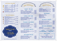 Menu Restaurant Le Détroit Page 1