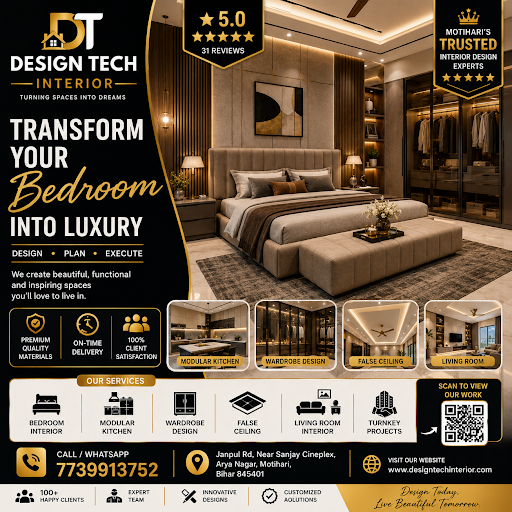 Design Tech Interior transforms ordinary spaces into elegant, functional, and luxurious interiors… post image