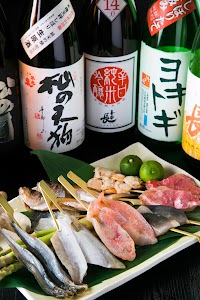 日本酒と魚串 松吉