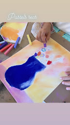 Photo n°11 de Le fusain bleu. Atelier aquarelle à Paray-le-Monial (Cours de dessin)