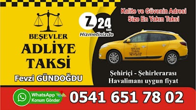 Kilis Merkez TAKSİ 7/24 Hizmet