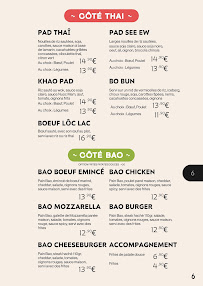Menu OBAO THAI Page 1