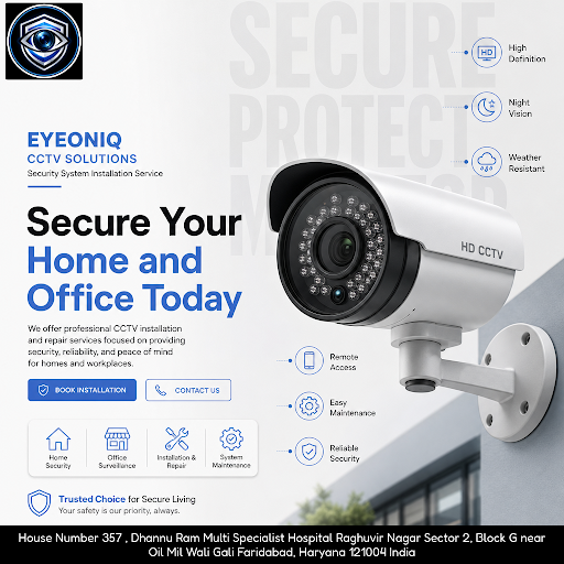 EYEONIQ CCTV SOLUTIONS provides expert security system installation, specializing in CCTV camera… post image