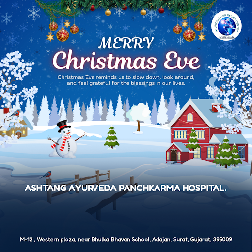"Warmest wishes from Ashtang Ayurveda Panchkarma Kendra, Surat, as we celebrate Merry Christmas E… post image