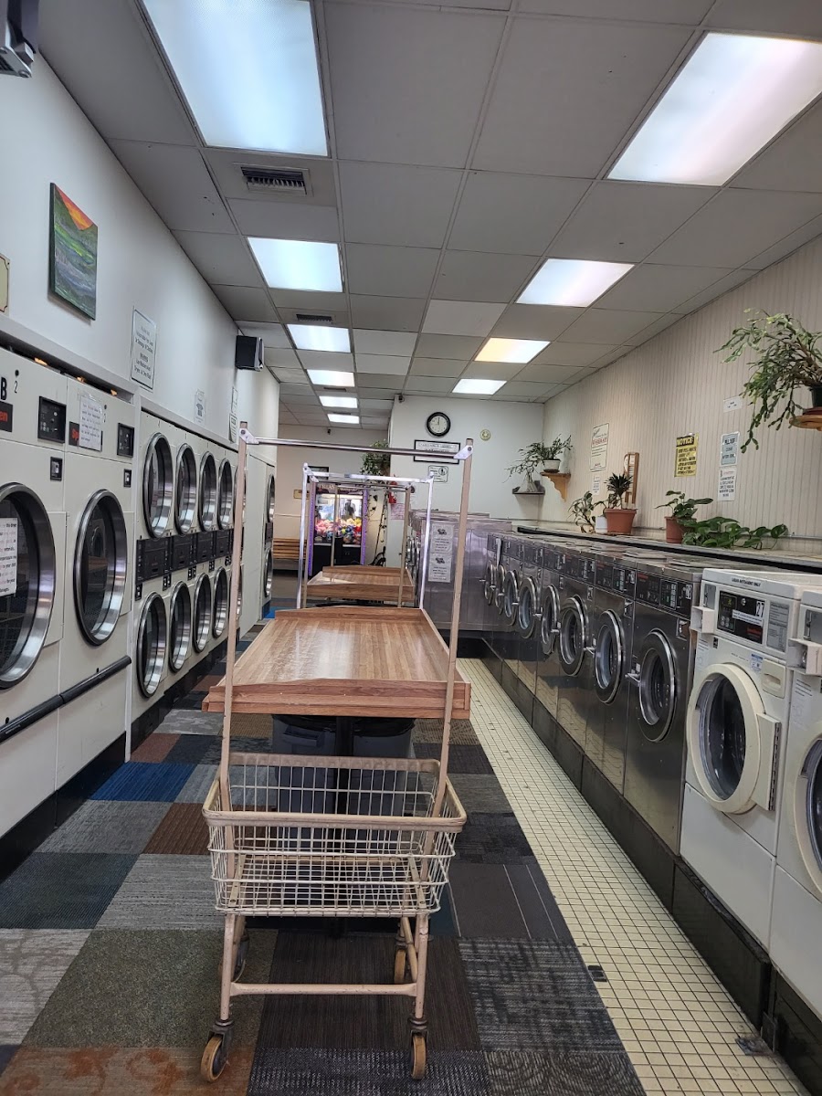 Self-service laundry at Coin-op Laundromat, Anchorage, AK