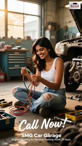 Get the best car AC wiring work in Vapi with SMG Car Garage! Our expert technicians provide 24-ho…