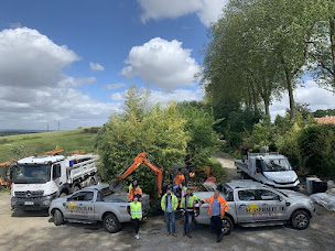 Photo n°14 de SC ASPHALTE entreprise de Goudronnage et Travaux publics - Landes / Pyrénées Atlantiques à Mouscardès (Service d'assainissement)