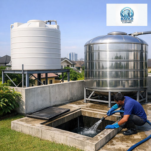 Crystal-clear, hygienic water starts with a clean storage tank. At Balaji Water Tank Cleaning in…