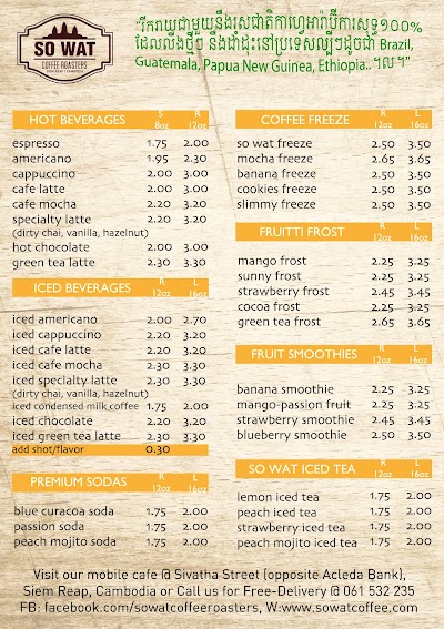 Photos of So Wat Coffee Roasters