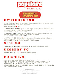 Menu POPULAIRE Page 4