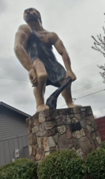 Caveman Statue