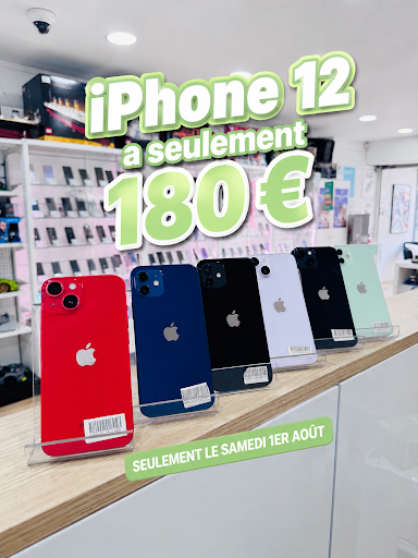 Une offre spéciale ce samedi 1 aout les iPhone 12 passe a 180 €  