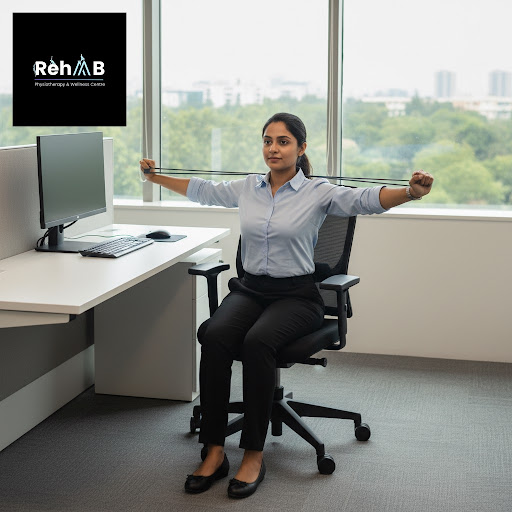 Are you feeling the strain of long hours at the office? RehAAB Physiotherapy And Wellness Centre… post image