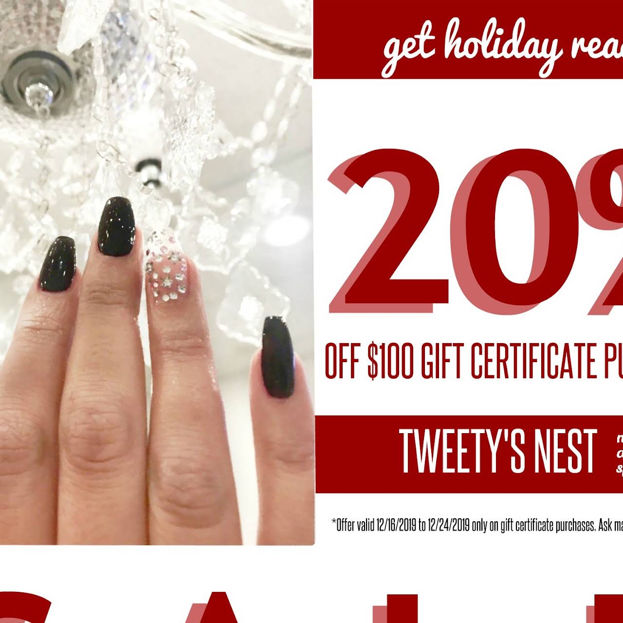 Tweety's Nest Nails & Spa Nail Salon in Dublin