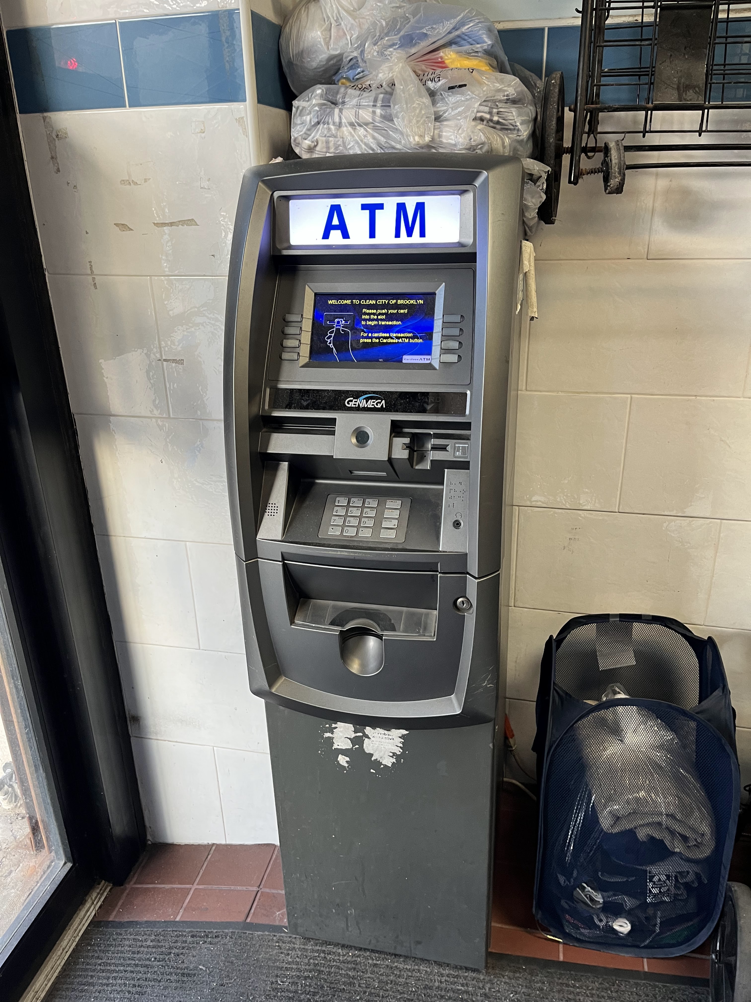 Clean City of Brooklyn Laundromat facility with washing machines in Brooklyn