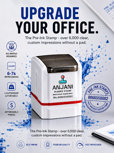 BEST IT OFFICE OR SCHOOL, BANK OR CORPORATE, EVERYONE'S FAVORITE  ANJANI RUBBER STAMP. post image