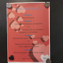 Menu Bistro d'à Côté..de l'Ambène Page 8