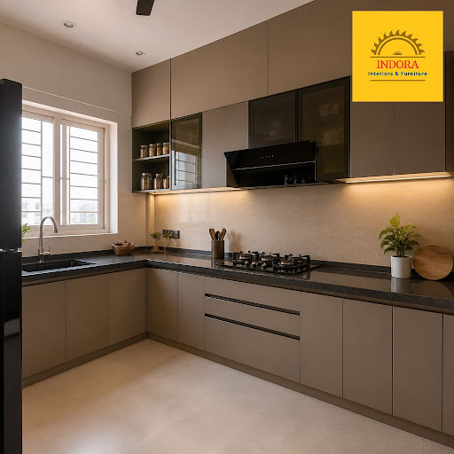 Dreaming of a sleek, spacious and practical modular kitchen? At INDORA Interiors - Custom in Adar…