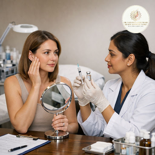 Thinking about dermal fillers for the first time? At the clinic of Dr.Nabamita Chaudhuri in Newto… post image