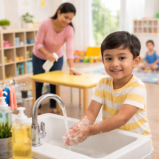 At Junior Hive Pre School Dwarka, parents choose us because they see a truly safe, clean and cari… post image