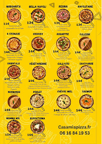 Menu Casa Mia - Camion pizza feu de bois | PIZZA truck Page 2