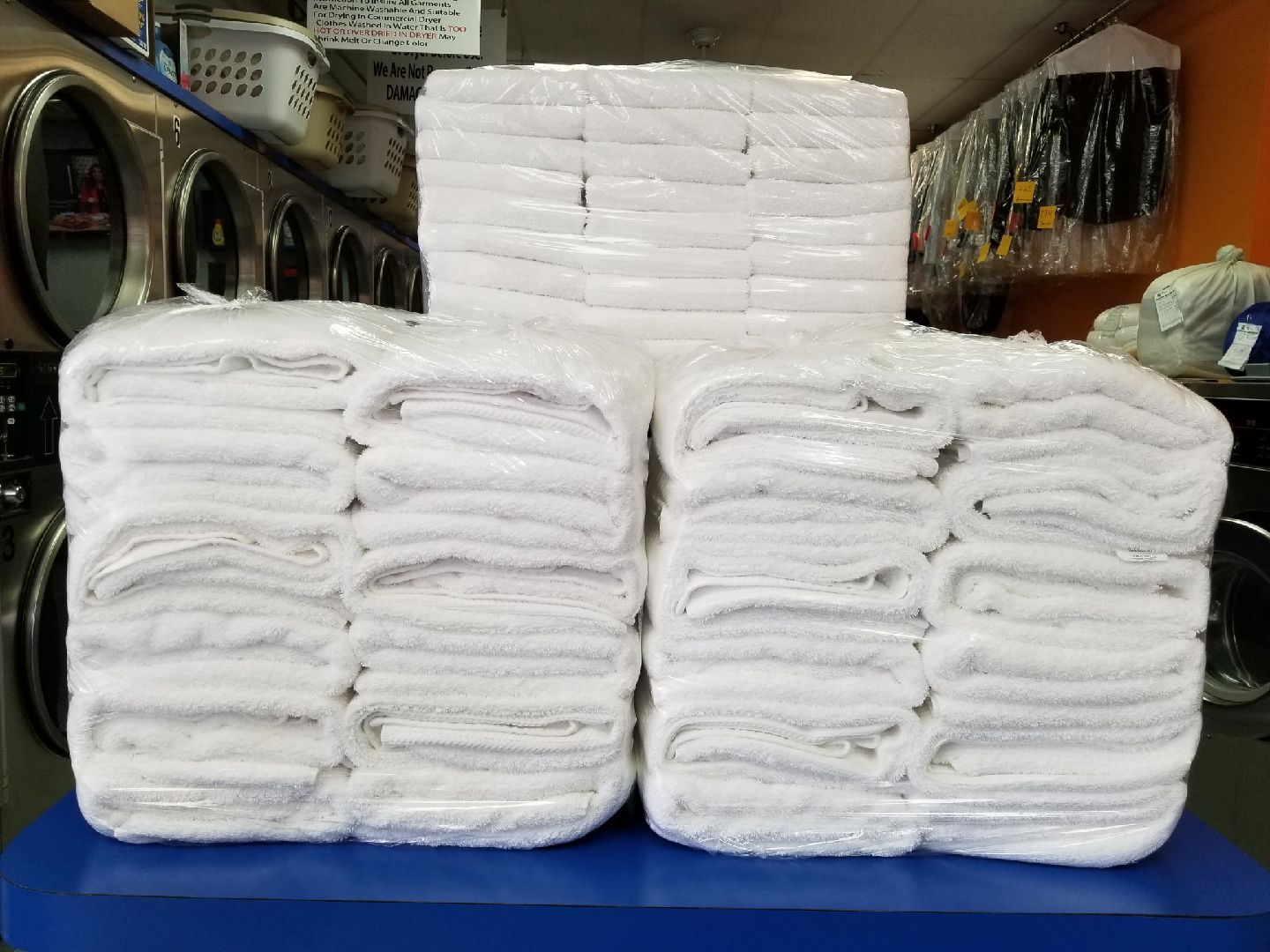 Self-service laundry at Laundromat, Brooklyn, NY