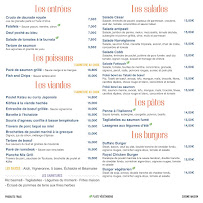 Menu Le Café Salé | Le Bistrot Authentique de Montreuil Page 1