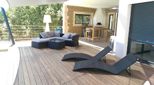 Photo n°6 de EXTERIEUR SUD terrasse et plage bois à Saint-Marcel-lès-Valence (Atelier de menuiserie)