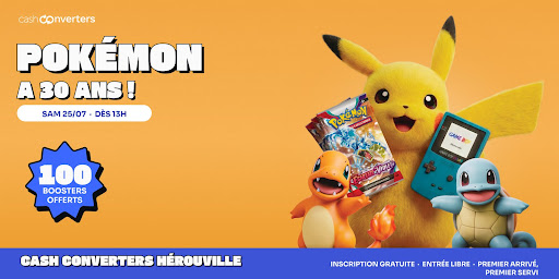 C'est aujourd'hui. On ouvre a 13h pour la journee Pokemon.

100 boosters offerts aux 100 premiers arrives - premier arrive, premier servi. Rachat de cartes paye cash, bourse d'echanges, mini-tournoi et gouter dans l'apres-midi.

Venez tot, les boosters partent vite. Entree libre.