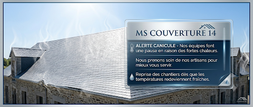 [INFO TOITURE / CANICULE] 🌡️ Chers clients, en raison de… (25/06/2026)