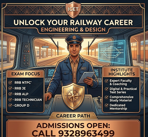 🎯 Master the Railway: Specialized coaching for RRB NTPC, JE, ALP, Technician, & Group D post image