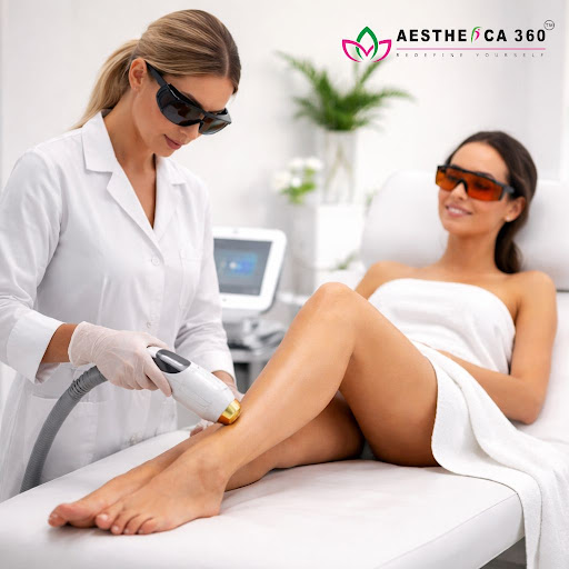 Tired of frequent waxing and shaving? At Aesthetica360™ - Multi-Specialty Cosmetic Clinic in Sect…