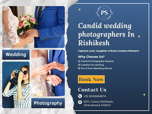 P S Photo Shoot is a trusted name for candid wedding photographers in Rishikesh, capturing real e… post image