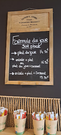 Menu La comédie Page 2
