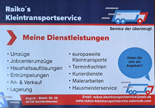 Raikos Kleintransportservice. Umzüge, umzugsunternehmen - Thumbnail