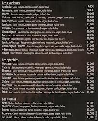 Menu Pizzeria Etna Page 1