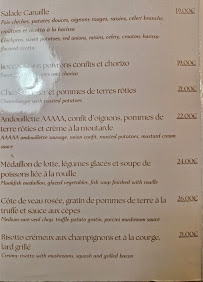 Menu Café Canailles Page 2