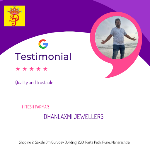 HITESH from Pune highly recommends Dhanlaxmi Jewellers for exceptional service and stunning weddi… post image