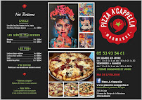 Menu PIZZA A' CAPPELLA Page 1
